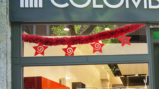 Decoración de Navidad para tiendas